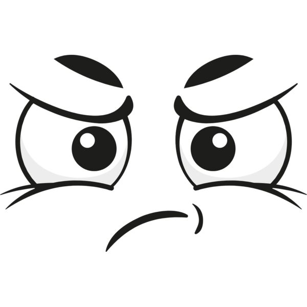 Cartoon Angry Face 8 Thumbnail