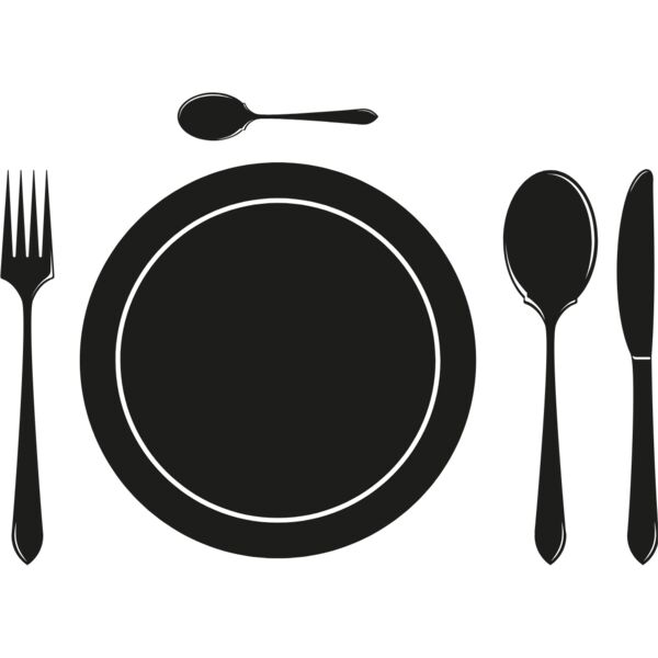 Plate Fork Spoon Knife 2 Thumbnail