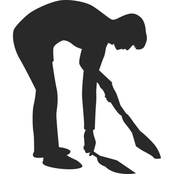 Housekeeper Sweeping Broom Silhouette 3 Thumbnail