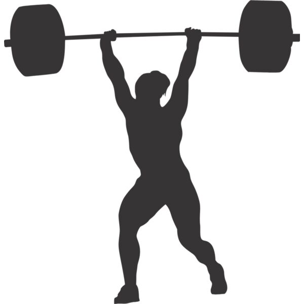 Exercise Weight Lifting Silhouette 12 Thumbnail