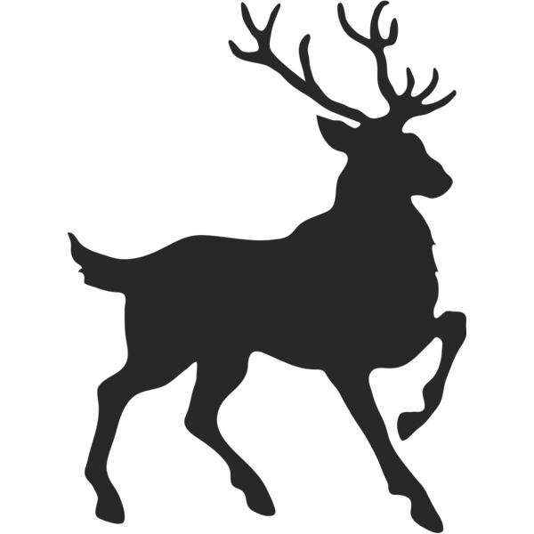 Deer Buck Silhouette 3 Thumbnail
