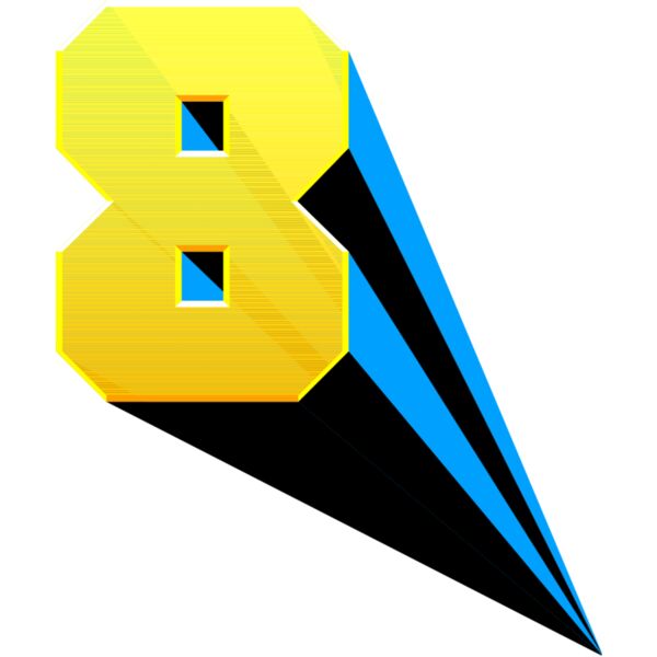 Superhero Comic Book Eight 8 Thumbnail