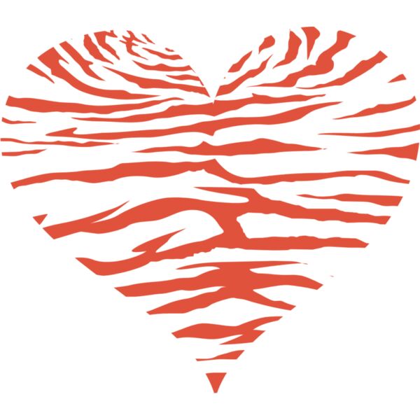Tiger Stripe Heart 4 Thumbnail