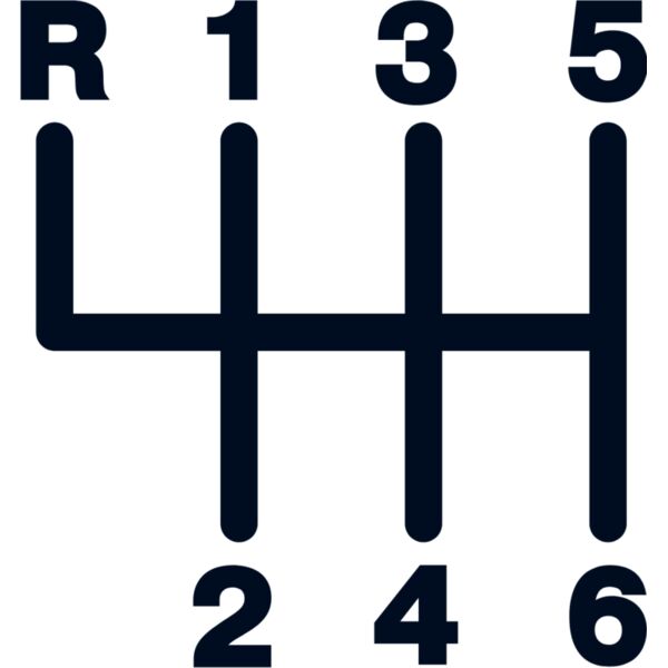 6 Speed Shift Pattern Icon 2 Thumbnail