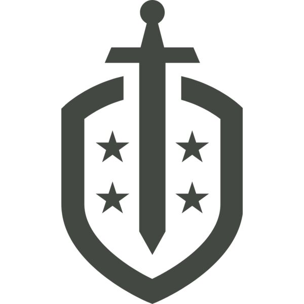 Military Sword Star Shield Badge Emblem 1 Thumbnail