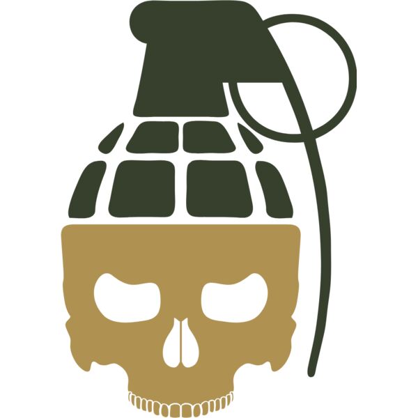 Military Skull Grenade Emblem 1 Thumbnail
