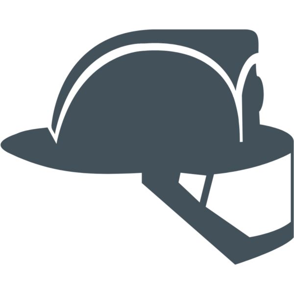 Fire Service Firefighter Hat Icon 2 Thumbnail