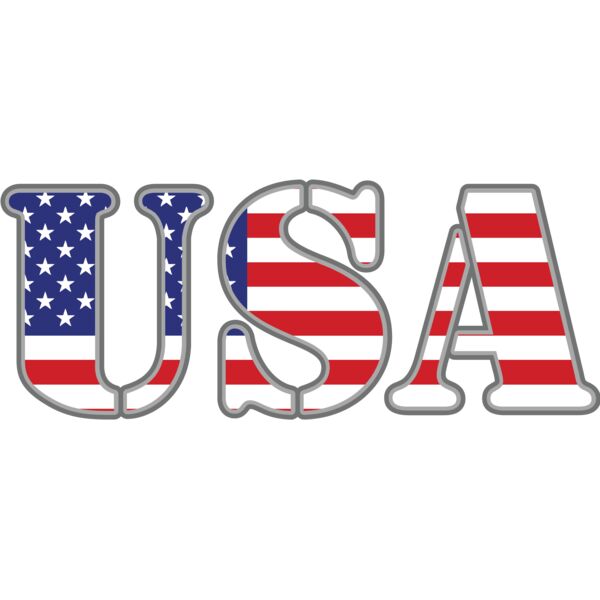 USA America Flag Text 1 Thumbnail
