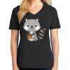 Ladies Core Cotton V-Neck Tee Thumbnail