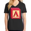 Ladies Core Cotton V-Neck Tee Thumbnail